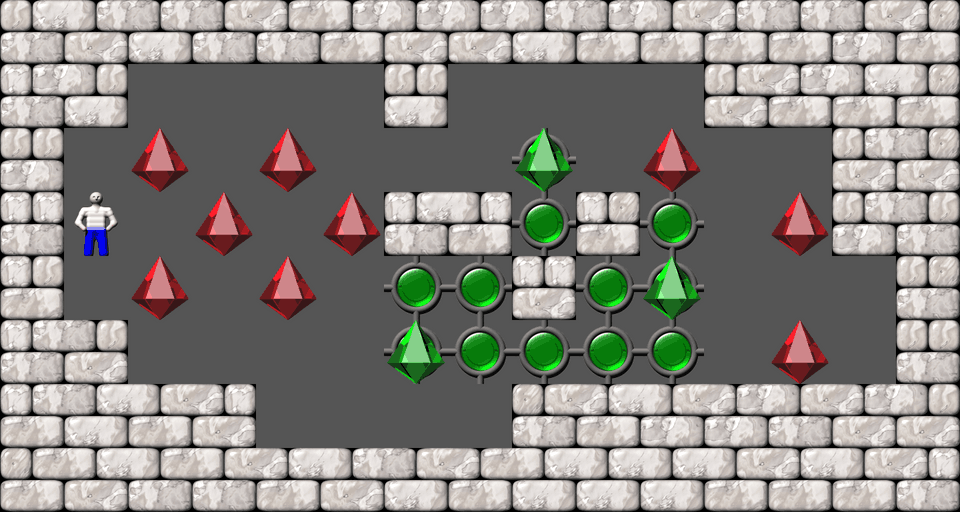 Сокобан More Bugs collections уровень 121
